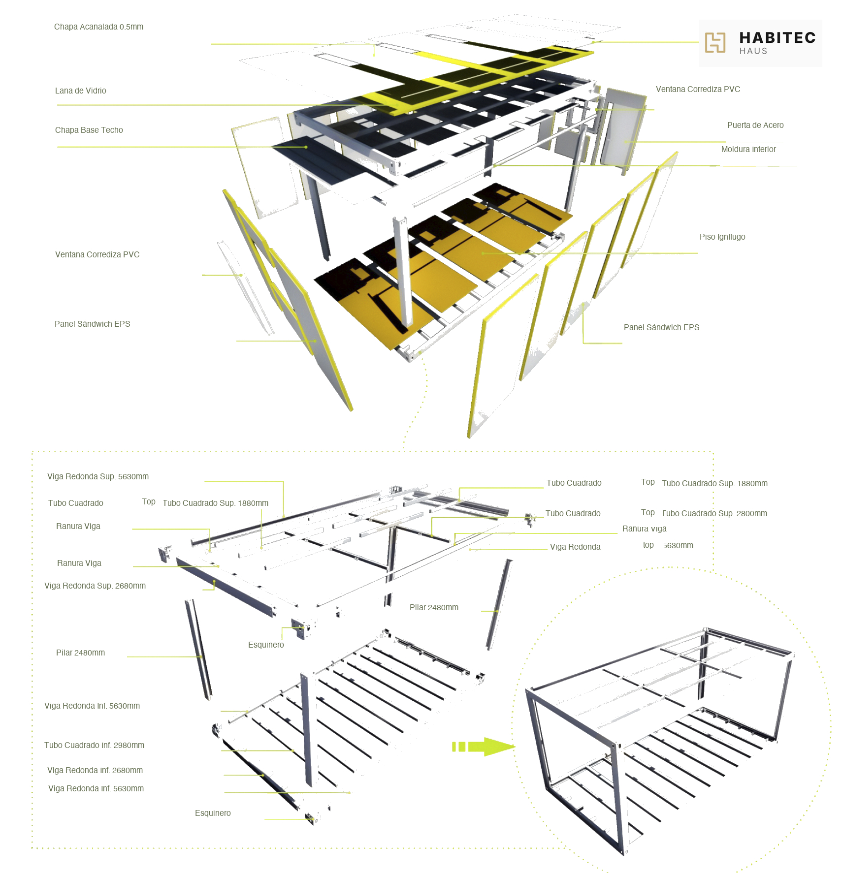 Esquema Despiece Contenedores